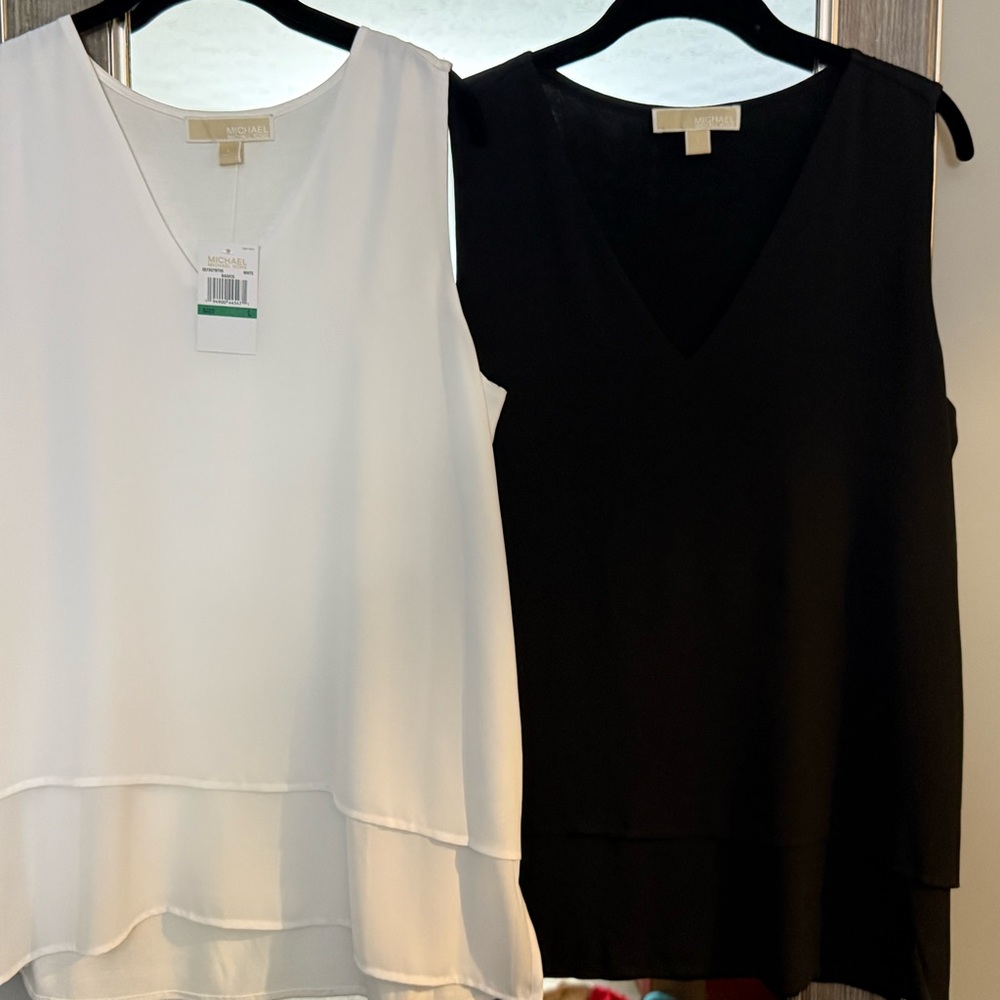 (2) Michael Kors women’s tank tops - Large